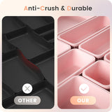 A - LuGei 【Military Grade Drawer Organizer, 【𝟱𝗦𝗶𝘇𝗲】 Makeup organizer, 【Holds 177 Items】 Bathroom Organizers and Storage, Organization and Storage, Desk Drawer Organizer for Bathroom Vanity - Homesidy.com