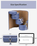 Vlando Travel Jewelry Case for Women, Travel Essential, Travel Must Haves Jewelry Travel Organizer for Girls, Christmas Gifts for Travelers Couples Mom Friends - Black - Homesidy.com