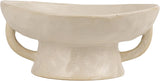 Creative Co - Op Stoneware Bowl w Reactive Glaze, White - Homesidy.com