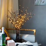 DK177 2 Pack Led Branch Light Battery Operated Lighted Branch Vase Filler Willow Tree Artificial Little Twig Power Brown 30 Inch 20 LED for Home Romantic Decoration, Warm White - Homesidy.com