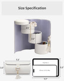 Vlando Travel Jewelry Case for Women, Travel Essential, Travel Must Haves Jewelry Travel Organizer for Girls, Christmas Gifts for Travelers Couples Mom Friends - Black - Homesidy.com