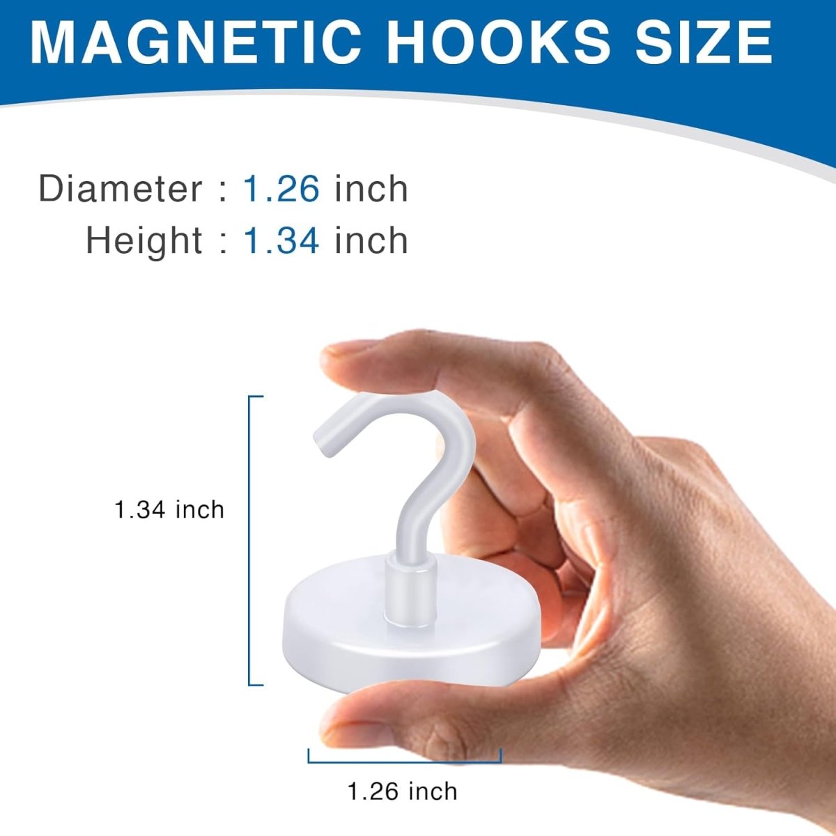 LOVIMAG Magnetic Hooks, 12 Pack 30lbs Magnet Hook 2025 Cruise Cabin Ship Essentials Heavy Duty Strong Magnets Refrigerator Fridge Hanging for Classroom Beach Vacation Kitchen Grills Home (Black) - Homesidy.com