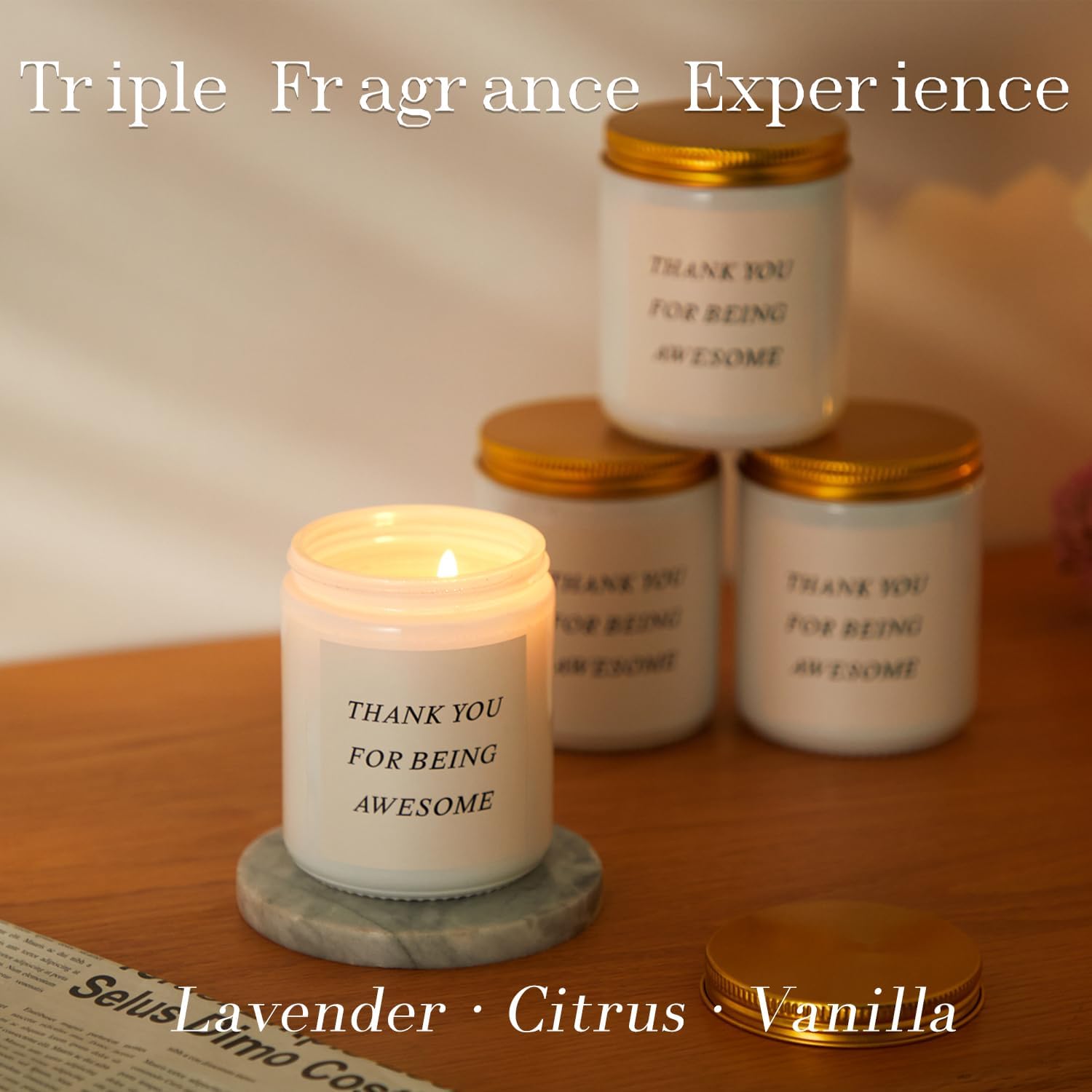 GODONLIF Birthday Gifts for Women, Unique Friendship Gift for Best Friend Birthday, Her, BFF, Sisters, Besties, Mom, Natural Soy Wax Candle for Mom, Funny Lavender Scented Candles - Homesidy.com