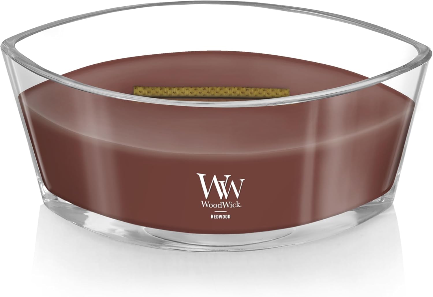 WoodWick Marine Amber Holiday Candle Gifts for Women and Men, 9.7 oz Precious Metals Collection with Crackling Wick - Homesidy.com