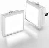 L LOHAS LED Night Lights Plug into Wall 2 - Pack, 0.3W Plug in Night Light, Dusk to Dawn, 3000K Soft White, Bright Nightlight Auto - On/Off, for Adults Kids Room Bedroom Bathroom Hallway Kitchen, Non - Dim - Homesidy.com