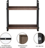 HNRLOY Bathroom Counter Organizer,Bathroom Countertop Organizer,Counter Shelf,Countertop Storage,Organization and Storage,Makeup Shelf,Sink Caddy(Brown 3 Tier) - Homesidy.com