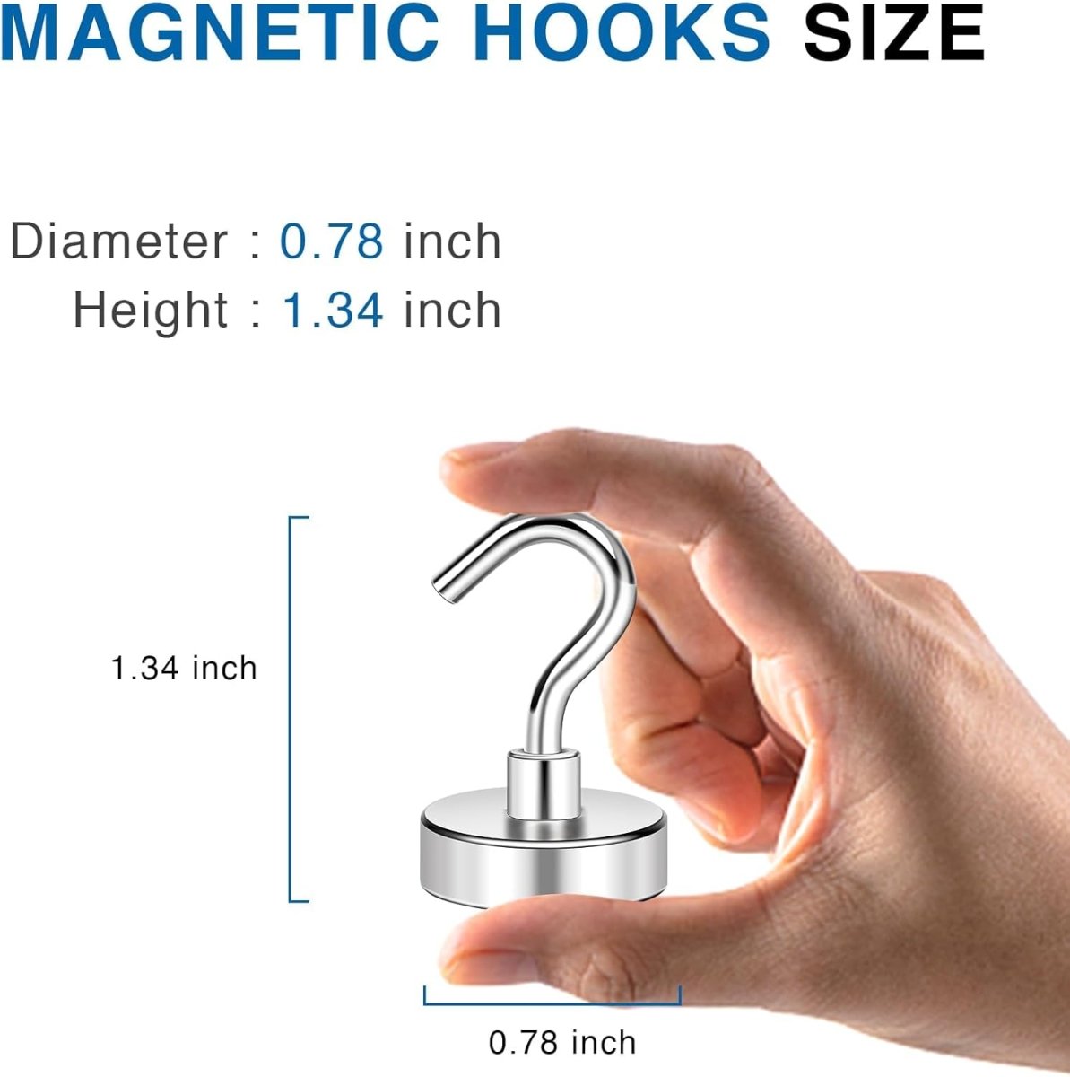 LOVIMAG Magnetic Hooks, 12 Pack 30lbs Magnet Hook 2025 Cruise Cabin Ship Essentials Heavy Duty Strong Magnets Refrigerator Fridge Hanging for Classroom Beach Vacation Kitchen Grills Home (Black) - Homesidy.com