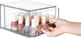 Vtopmart 4 Pack Small Clear Stackable Storage Drawers,Acrylic Bathroom Makeup Organizer,Plastic Storage Bins For Vanity, Undersink, Kitchen Cabinets, Pantry, Home Organization - Homesidy.com