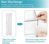 Vtopmart Stackable Storage Drawers Set of 5, Clear Plastic Organizer Bins for Baby Bottle, Beauty Supplies Storage, Ideal for Kichen Countertop, Vanity, Bathroom, Cabinet, Pantry Organization - Homesidy.com
