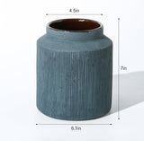 Rustic Vases for Home Decor. Ceramic Vase for Dining Table Decor. Terracotta Decorative Vase 6.1IN. ZSHLXM - Homesidy.com