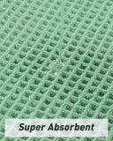 AMOAMI Upgraded Waffle Bath Mat, Super Absorbent Non Slip Bath Mats for Bathroom Floor, Machine Washable Bathroom Rugs with Tassels, Rubber Backed Bathroom Mats, Ultra Soft, 18&34; x 30&34;, Brown - Homesidy.com