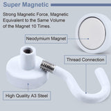 DIYMAG Magnetic Hooks, 30lbs Magnet Hook 2025 Cruise Cabin Ship Essentials Heavy Duty Strong Magnets Refrigerator Fridge Hanging for Classroom Beach Vacation Kitchen Grills Home 20 Pack (Silver) - Homesidy.com