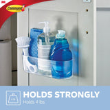 Command Large Caddy, Holds up to 4 lb, 8.6&34; x 3.1&34; x 3&34;, 1 Caddy with 4 Command Strips, Damage Free Organization Wall Mount to Cabinet, Kitchen, Pantry, Closet, or Under Sink - Homesidy.com