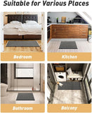 AMOAMI Upgraded Waffle Bath Mat, Super Absorbent Non Slip Bath Mats for Bathroom Floor, Machine Washable Bathroom Rugs with Tassels, Rubber Backed Bathroom Mats, Ultra Soft, 18&34; x 30&34;, Brown - Homesidy.com