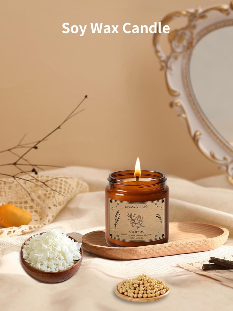 Candles for Home Scented, 16oz Large Soy Wax Lavender Scented Candle, 100 Hour Burn Time, Aromatherapy Candle, Ideal for Christmas, Anniversary, Birthday Gift - Homesidy.com