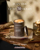 M&amp;SENSE Scented Candle, Tobacco Vanilla Medium Jar Candle Gifts for Men, 70 Hours Slow Burning Natural Soy Candles 11.3oz, Stress Relief Aromatherapy Candles Home Decor, Valentines Day Gifts for Him - Homesidy.com