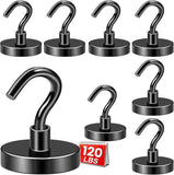 DIYMAG Magnetic Hooks, 30lbs Magnet Hook 2025 Cruise Cabin Ship Essentials Heavy Duty Strong Magnets Refrigerator Fridge Hanging for Classroom Beach Vacation Kitchen Grills Home 20 Pack (Silver) - Homesidy.com