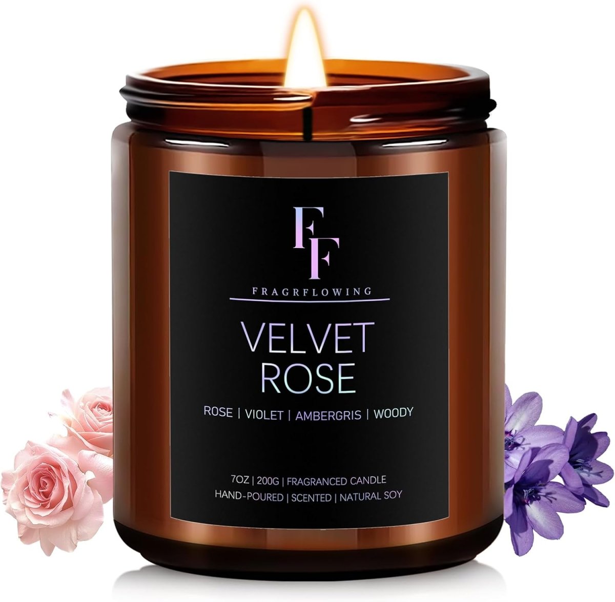 Vanilla Coconut Candle, Scented Candle for Home Soy Wax Candle, Aromatherapy Candle Gift for Women Men, 7oz - Homesidy.com