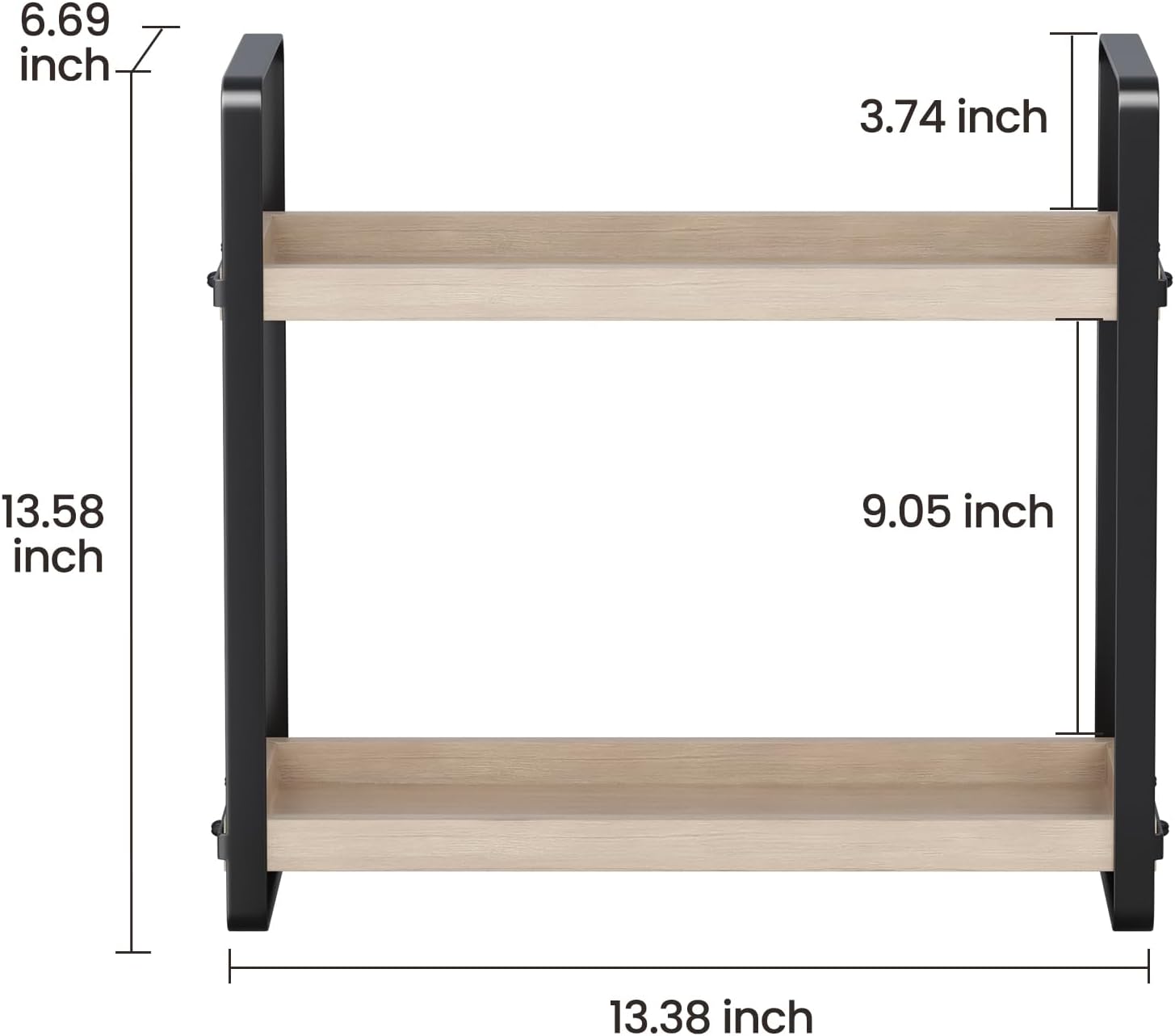 HNRLOY Bathroom Counter Organizer,Bathroom Countertop Organizer,Counter Shelf,Countertop Storage,Organization and Storage,Makeup Shelf,Sink Caddy(Brown 3 Tier) - Homesidy.com