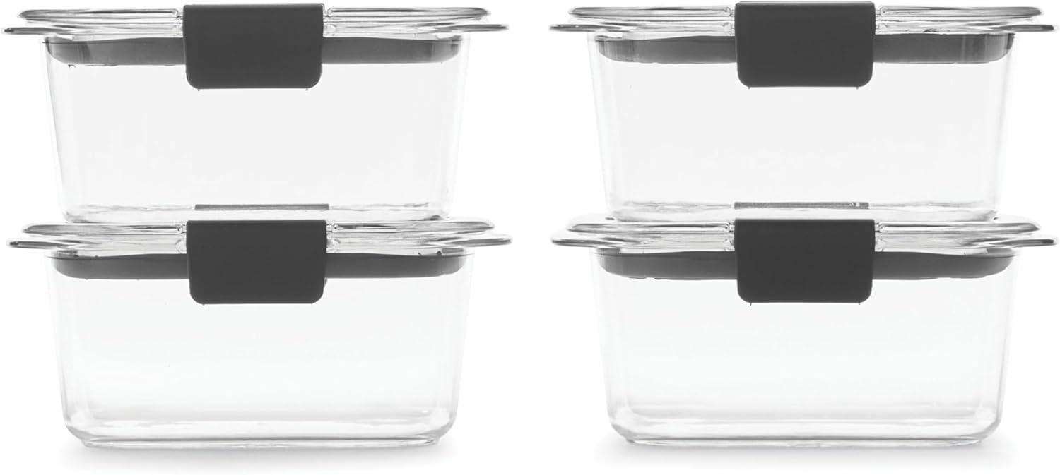 Rubbermaid Brilliance BPA - Free Airtight Food Storage Containers, 24 - Piece Set, Easy for Meal Prep, Lunch &amp; Leftovers - Homesidy.com