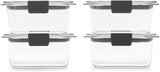 Rubbermaid Brilliance BPA - Free Airtight Food Storage Containers, 24 - Piece Set, Easy for Meal Prep, Lunch &amp; Leftovers - Homesidy.com
