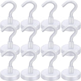 LOVIMAG Magnetic Hooks, 12 Pack 30lbs Magnet Hook 2025 Cruise Cabin Ship Essentials Heavy Duty Strong Magnets Refrigerator Fridge Hanging for Classroom Beach Vacation Kitchen Grills Home (Black) - Homesidy.com