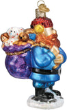 Old World Christmas Rudolph and Clarice Glass Blown Ornament for Christmas Tree, Handcrafted Holiday Decoration, Rudolph Collection - Homesidy.com