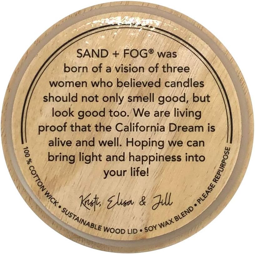Sand Fog Scented Candle - Crushed Candy Cane – Additional Scents and Sizes – 100% Cotton Lead - Free Wick - Luxury Air Freshening Jar Candles - Perfect Home Decor – 12oz … - Homesidy.com