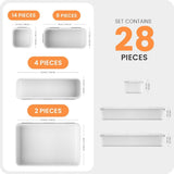A - LuGei 【Military Grade Drawer Organizer, 【𝟱𝗦𝗶𝘇𝗲】 Makeup organizer, 【Holds 177 Items】 Bathroom Organizers and Storage, Organization and Storage, Desk Drawer Organizer for Bathroom Vanity - Homesidy.com