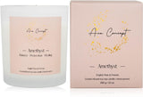 ava concept - Soy Candles with Crystals - Aromatherapy Scented Candle for Women - Lavender Vanilla Gift Set - Small Wax Melts - 3 Pack 3.5oz - Homesidy.com
