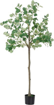 Artificial Eucalyptus Tree 5FT, Tall Fake Potted Plant with Nursery Pot, Faux Eucalyptus Tree for Home Office Decor, Indoor Decorative Artificial Plants for Living Room Bedroom - Homesidy.com