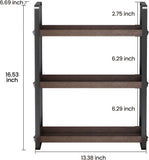 HNRLOY Bathroom Counter Organizer,Bathroom Countertop Organizer,Counter Shelf,Countertop Storage,Organization and Storage,Makeup Shelf,Sink Caddy(Brown 3 Tier) - Homesidy.com