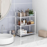 HNRLOY Bathroom Counter Organizer,Bathroom Countertop Organizer,Counter Shelf,Countertop Storage,Organization and Storage,Makeup Shelf,Sink Caddy(Brown 3 Tier) - Homesidy.com