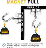 DIYMAG Magnetic Hooks, 30lbs Magnet Hook 2025 Cruise Cabin Ship Essentials Heavy Duty Strong Magnets Refrigerator Fridge Hanging for Classroom Beach Vacation Kitchen Grills Home 20 Pack (Silver) - Homesidy.com