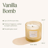 LA JOLIE MUSE Christmas Candle | Ruby Berry Bliss | Mandarin Cranberry &amp; Plum | 10 oz Festive Candle | 55 Hours Clean Burn | Gift for Women &amp; Family - Homesidy.com