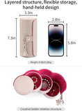 Vlando Travel Jewelry Case for Women, Travel Essential, Travel Must Haves Jewelry Travel Organizer for Girls, Christmas Gifts for Travelers Couples Mom Friends - Black - Homesidy.com