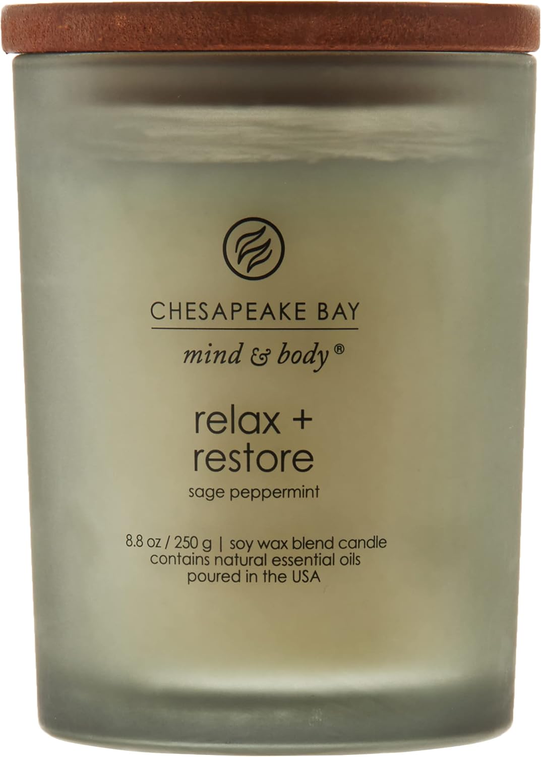 Chesapeake Bay Candle Mind &amp; Body 3 - Wick Coffee Table Jar Candle, Nourish Renew (Coconut &amp; Sandalwood) - Homesidy.com