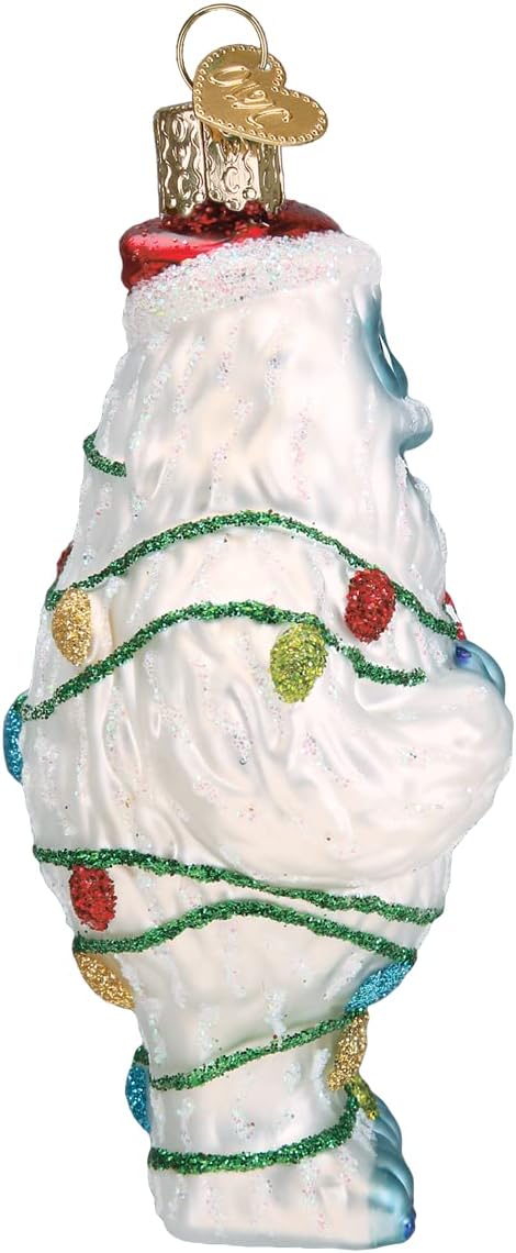 Old World Christmas Rudolph and Clarice Glass Blown Ornament for Christmas Tree, Handcrafted Holiday Decoration, Rudolph Collection - Homesidy.com