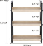 HNRLOY Bathroom Counter Organizer,Bathroom Countertop Organizer,Counter Shelf,Countertop Storage,Organization and Storage,Makeup Shelf,Sink Caddy(Brown 3 Tier) - Homesidy.com
