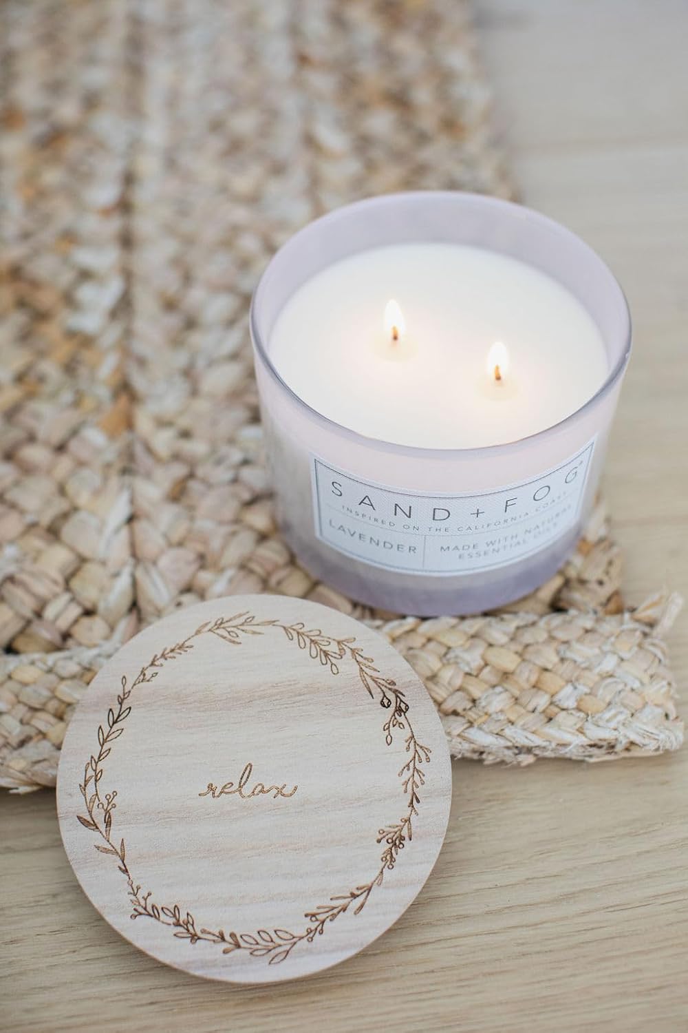 Sand Fog Scented Candle - Crushed Candy Cane – Additional Scents and Sizes – 100% Cotton Lead - Free Wick - Luxury Air Freshening Jar Candles - Perfect Home Decor – 12oz … - Homesidy.com
