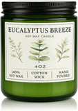 Eucalyptus &amp; Mint Candles for Home Scented, 20 Hours Burn Soy Candle Gift for Women Stress Relief, Meditation, Yoga, Relaxing, Natural Soy Wax for Men and Women, 4oz - Homesidy.com