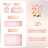 A - LuGei 【Military Grade Drawer Organizer, 【𝟱𝗦𝗶𝘇𝗲】 Makeup organizer, 【Holds 177 Items】 Bathroom Organizers and Storage, Organization and Storage, Desk Drawer Organizer for Bathroom Vanity - Homesidy.com