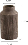 Rustic Vases for Home Decor. Ceramic Vase for Dining Table Decor. Terracotta Decorative Vase 6.1IN. ZSHLXM - Homesidy.com