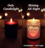 Merry Christmas Candles with Warmer LED, Christmas Decor Gifts Winter Candle with Pine Wood Spice Scents, Cypress Candle Over 40 Hours Burn Time, Home Decorations Indoor, 100% Soy Wax,White - Homesidy.com