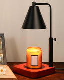 Modern Candle Warmer Lamp with Timer, Dimmable Candle Lamp Warmer, Men Women Christmas Birthday Gifts, Black Candle Warmer, Adjustable Candle Light Warmer, Cozy Living Room Bedroom Home Decor - Homesidy.com