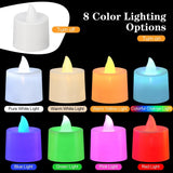 KOABY 25/50/100 Pack Flameless Votive Candles, Last 8H , Warm Yellow Light, No Timer or Flickering - Homesidy.com