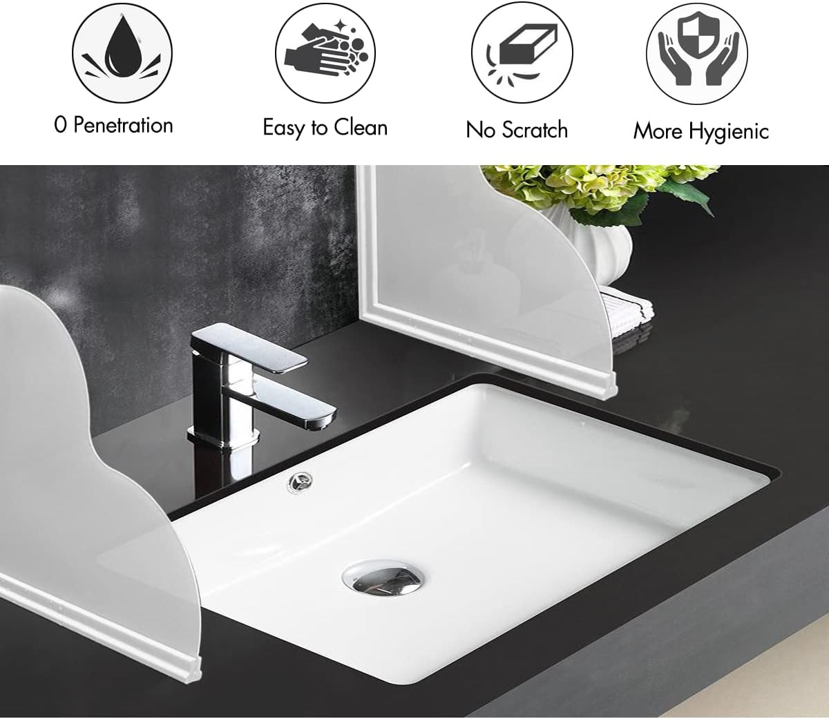 Spidfee Shower Splash Guard Kit, Large Splash Guards for Bathtub Waterproof Self - Adhesive Shower Corner Guards to Keep Water in Shower or Bath, Pack of 2 (9.25 x 9.25 inches) - Homesidy.com