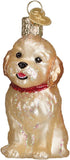 Old World Christmas Black Labrador Dog Collection Glass Blown Ornaments for Christmas Tree 3.75 x 1.5 - Homesidy.com
