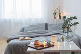 KOABY 25/50/100 Pack Flameless Votive Candles, Last 8H , Warm Yellow Light, No Timer or Flickering - Homesidy.com
