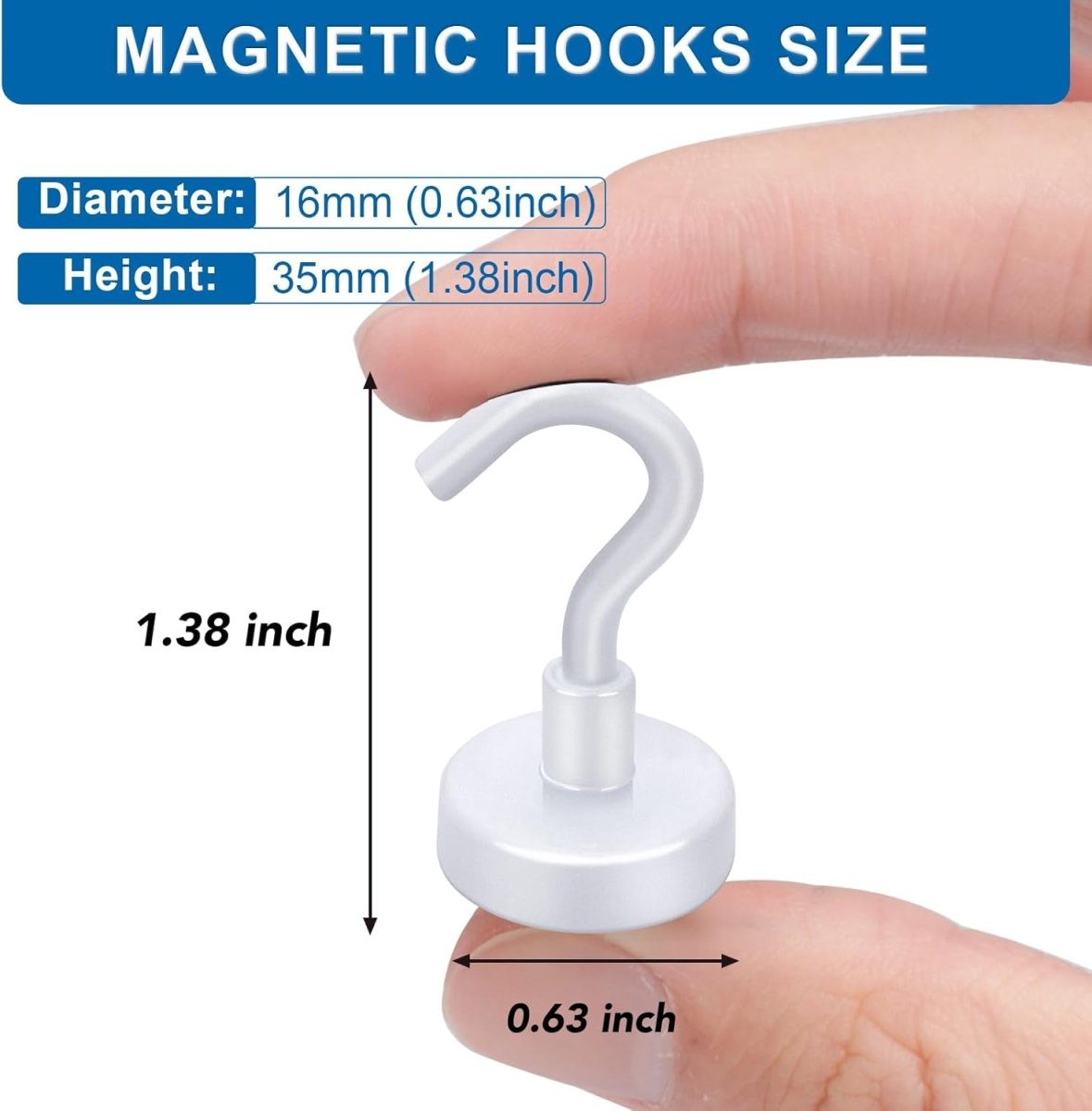 LOVIMAG Magnetic Hooks, 12 Pack 30lbs Magnet Hook 2025 Cruise Cabin Ship Essentials Heavy Duty Strong Magnets Refrigerator Fridge Hanging for Classroom Beach Vacation Kitchen Grills Home (Black) - Homesidy.com